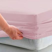 Lençol C/ Elástico Avulso Solteirão Percal 200 Fios 100% Algodão