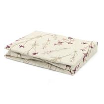 Lencol c/ elastico estampado casal - lapela bege