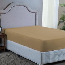 Lençol Cama Box Casal 400 Fios Aveludado com Elástico 30CM Altura