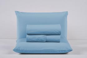 Lençol Cama Box Queen 200 Fios 4 Peças Conjunto com Virol 100% Algodão