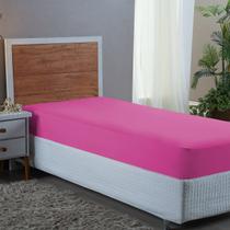 Lençol Cama Box Solteiro 400 Fios Aveludado com Elástico 30CM Altura