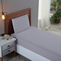 Lençol Cama de Solteiro 2 peças 300 Fios Percal 100% Algodão Cama Box