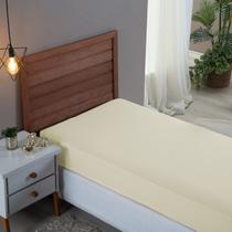 Lençol Cama de Solteiro Avulso 300 Fios Hotel com Elástico Percal 100% Algodão Cama Box Revenda