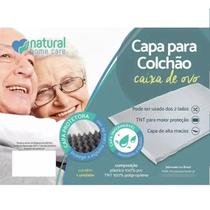 Lençol Capa Colchao CAIXA/CASCA de OVO Casal Impermeavel - Natural