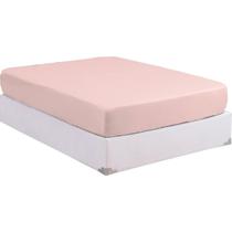 Lençol Casal 100% Algodão Percal 200 Fios com Elástico Forro de Cama