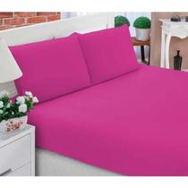 Lençol Casal 4 Peças Cama Box Luxo Temos Todas As Cores