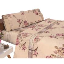 Lençol casal avulso com elastico estampas variadas