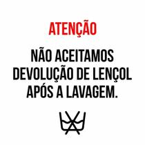 Lençol Casal Avulso Sem Elástico MicroPercal Ponto Palito Ref.4M