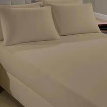 Lençol Casal c/ Elástico Avulso 1,38m x 1,88m Benevides - Branco