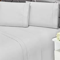 Lençol Casal com elástico 180 fios 100% Algodão Premier - Andreza Lençol Casal com elástico 180 fios 100% Algodão Premier - Andreza