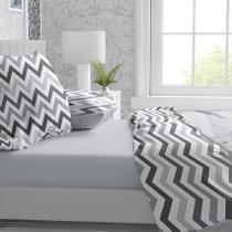 Lençol Casal Comum 4 Pç Percal 6 Opções De Cores Premium