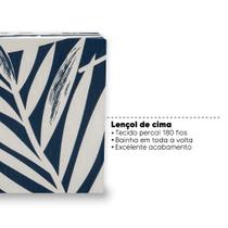 Lençol Casal De Cima Bainha Estampado Percal 180 Fios