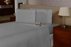 Lençol Casal de Cima com Ponto Palito Percal 180 Fios