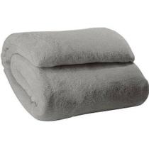 Lençol Casal De Plush Queen Mantinha Soft Com Fronha 3Pçs