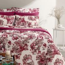 Lençol Casal Em Malha 100% Algodão Estampado Vivaldi