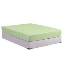 Lençol Casal Liso Avulso com Elástico Linha GOLD 01 Peça Percal 200 Fios 100% Algodão Macio Lindo