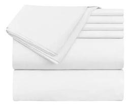 Lençol Casal Padrão S/Elástico Avulso Toque Macio MicroPercal Kit C/2 undd