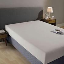 Lencol casal priori cinza c/ elastico 100 % algodao 1,38x1,88x 35cm - DOHLER