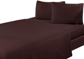 Lençol Casal Queen 100% Poliéster - 2,50m X 2,20m - Elástico - Fronhas 70cm X 50cm