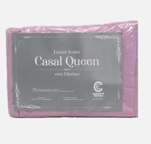 Lençol Casal Queen Avulso 100% algodão percal 200 fios com elastico