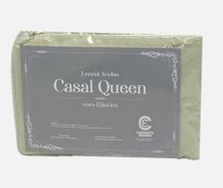 Lençol Casal Queen Avulso 100% algodão percal 200 fios com elastico
