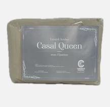 Lençol Casal Queen Avulso 100% algodão percal 200 fios com elastico