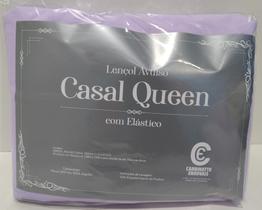 Lençol Casal Queen Avulso 100% algodão percal 200 fios com elastico