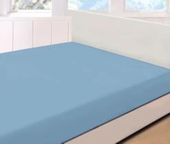 Lençol Casal Queen Avulso Com Elástico Em Microfibra - Várias Cores