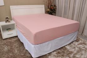 Lençol Casal Queen Com Elástico 200 Fios Conforto