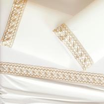 Lencol Casal Queen Size Elastico Pérola 400 Fios Extra Macio Lencol Casal Queen Size Elastico Pérola 400 Fios Extra Macio