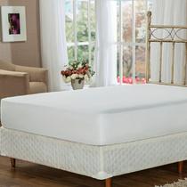 Lençol com elast quenn soft touch branco 160x200x40cm