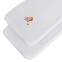 Lençol com elástico: berço impermeável Coldwind 84x51x13 cm, pacote com 2 Lençol com elástico: berço impermeável Coldwind 84x51x13 cm, pacote com 2