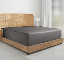 Lençol com elástico California Design Den 100% algodão orgânico Twin