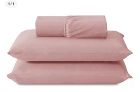 Lençol Com Elástico Casal Padrão 400 Fios Brindre 2 Fronhas