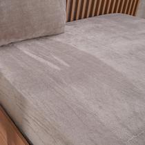 Lençol com Elástico Casal Plush Flannel 100% Poliéster 138x188x30cm Bene Casa Marrom Lençol com Elástico Casal Plush Flannel 100% Poliéster 138x188x30cm Bene Casa Marrom