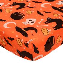 Lençol com elástico Cloele Halloween 132x71x13 cm Laranja Lençol com elástico Cloele Halloween 132x71x13 cm Laranja