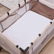 Lençol Com Elástico De Malha 100% Algodão Para Berço Cercado 70x90x15cm - Bublim Incomfral Baby Lençol Com Elástico De Malha 100% Algodão Para Berço Cercado 70x90x15cm - Bublim Incomfral Baby
