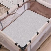 Lençol Com Elástico De Malha 100% Algodão Para Berço Cercado 70x90x15cm - Bublim Incomfral Lençol Com Elástico De Malha 100% Algodão Para Berço Cercado 70x90x15cm - Bublim Incomfral
