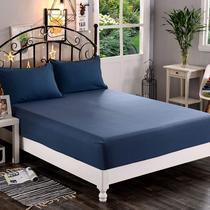 Lençol com elástico Elegant Comfort 1500 Premium em microfibra azul marinho