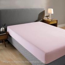 Lençol com Elástico King Döhler 130 fios Lavanda