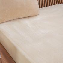 Lençol com Elástico King Plush Flannel 100% Poliéster 193x203x30cm Bene Casa Creme Lençol com Elástico King Plush Flannel 100% Poliéster 193x203x30cm Bene Casa Creme