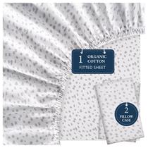 Lençol com elástico LANE LINEN King Size 100% algodão orgânico branco