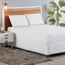 Lençol com Elástico mias Fronha Jogo de Cama Queen.