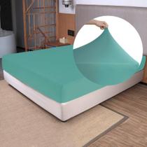 Lençol com elástico N&Y HOME Soft Stretch Full Size Aqua
