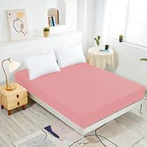 Lençol com elástico NHNHN Queen Size Microfiber Blush Lençol com elástico NHNHN Queen Size Microfiber Blush