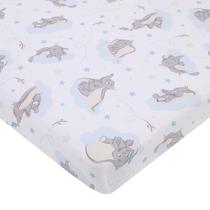 Lençol com elástico NoJo Disney Dumbo Mini Crib 61x97x13 cm