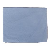 Lençol com Elástico para Mini Cama em Malha - Azul