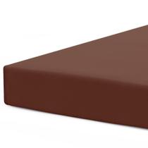 Lençol com elástico Pobibaby Premium Cotton Blend Chocolate Brown Lençol com elástico Pobibaby Premium Cotton Blend Chocolate Brown