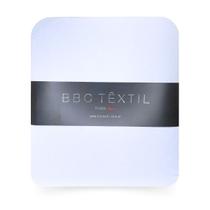 Lençol Com Elástico Queen Malha BBC Branco