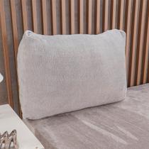 Lençol com Elástico Queen Plush Flannel 100% Poliéster 158x198x30cm Bene Casa Cinza Claro Lençol com Elástico Queen Plush Flannel 100% Poliéster 158x198x30cm Bene Casa Cinza Claro